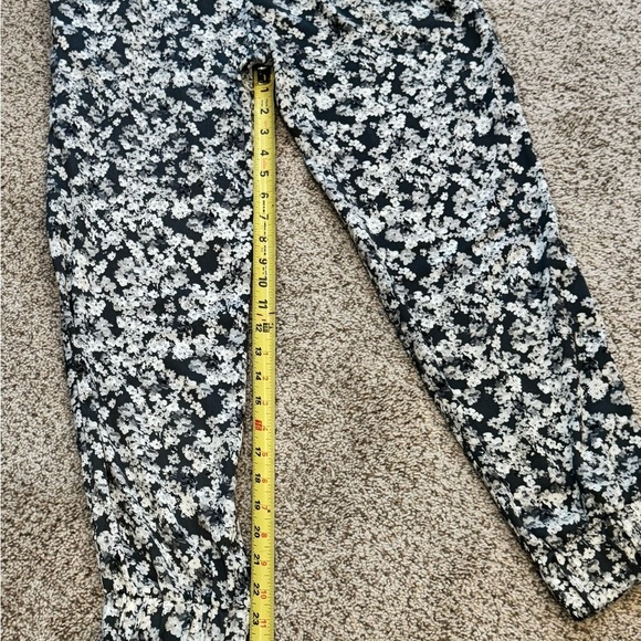 Zara Trafaluc Floral Jogger Pants M | Y2K Silky Lounge Elastic Waist - Picture 9 of 14